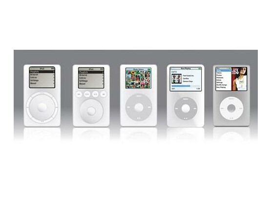 Der iPod im Wandel der Zeit. Heute wird er elf Jahre alt und sieht jünger aus als zuvor.