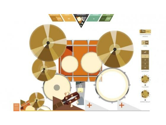Jam with Chrome gibt Ihnen die Möglichkeit, musikalisch zu werden.