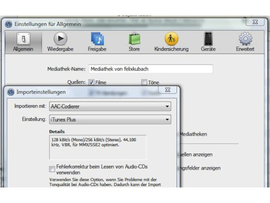 Die Konvertierung von WMA- in AAC-Dateien ist mit iTunes eigentlich ganz einfach.