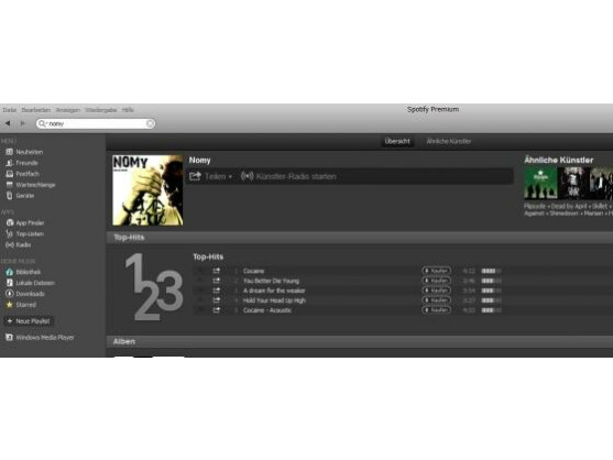 Der Künstler Nomy verdient sein gesamtes Einkommen über Spotify.