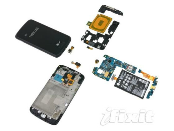 Das LG Nexus 4 lässt sich laut iFixit genauso leicht reparieren wie das Apple iPhone 5.