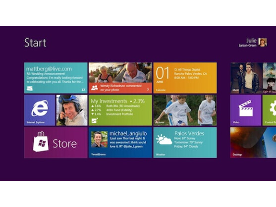 Eine Beta-Version von Windows 8 wird im Rahmen des MWCs veröffentlicht.