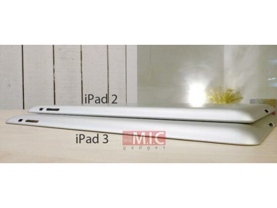 Das iPad 3 ist von der Form her fast identisch zum iPad 2.