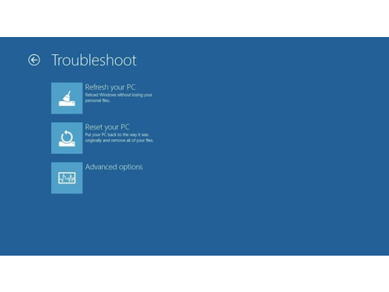 Microsoft führt "Reset your PC" und "Refresh your PC" mit dem nächsten Windows ein.