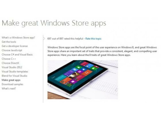 Microsoft nutzt die neue Bezeichnung Windows Store-Apps bereits auf seinen Webseiten.