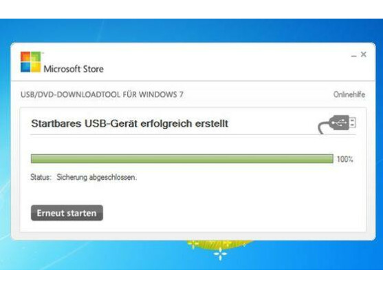 Das Microsoft-Tool hilft beim Erstellen des USB-Sticks.