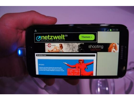 Nachfolger: Samsung stellt in Berlin das Galaxy Note 2 der Öffentlichkeit vor.