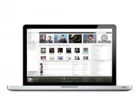 Neben anderen Geräten ist WiMP auch auf dem Mac zu Hause.