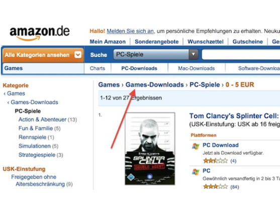 Netzwelt nimmt den neuen Amazon Web Store unter die Lupe.
