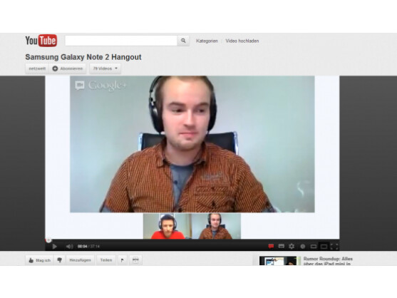 Die netzwelt-Sprechstunde als Stream bei Youtube.