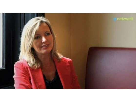 Netzwelt traf Bettina Müller im Literaturhaus Hamburg.