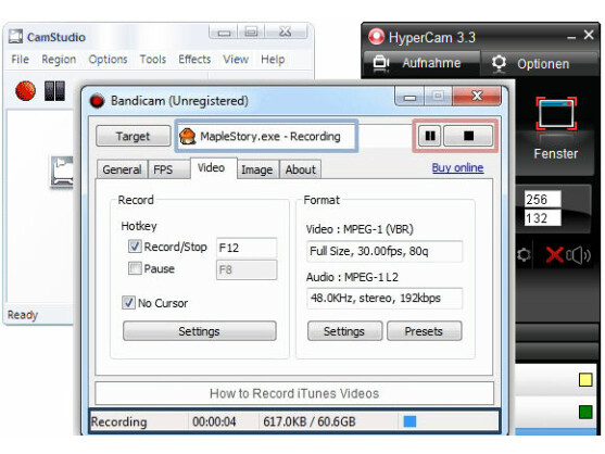 Netzwelt zeigt die besten Screen-Recording-Tools. (Monatge: netzwelt, Bilder: Hersteller)