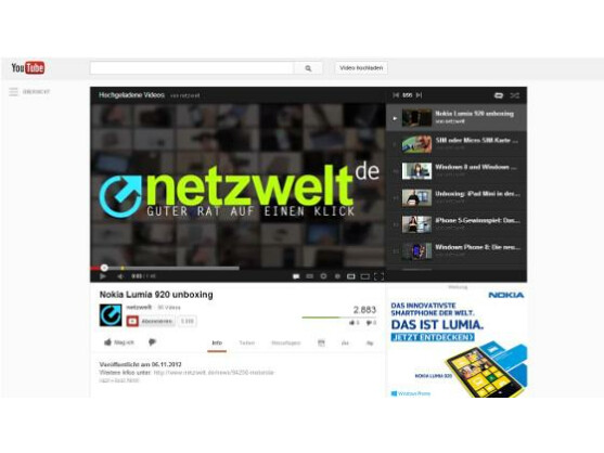 Mit dem neuen Update stehen die Videos mehr im Fokus.