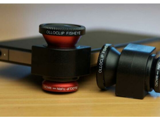 Olloclip: Fisheye-, Makro- und Weitwinkel-Objektiv in einem Set.