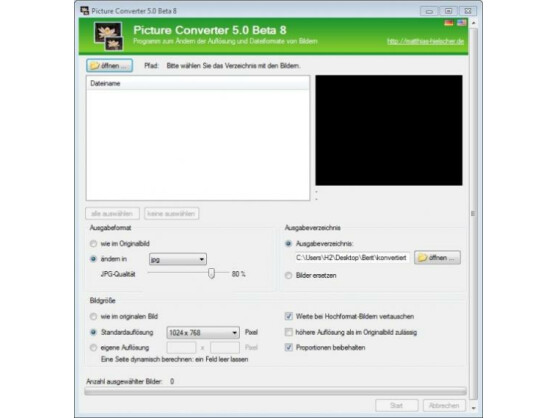 Der Picture Converter kann verschiedene Bild-Dateiformate auf einfache Weise ändern .