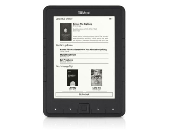 Pyrus nennt sich der neue E-Book-Reader von TrekStor.
