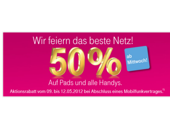 Die Rabatt-Aktion von T-Mobile beginnt am Mittwoch.