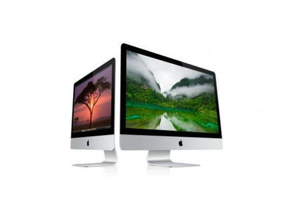 Der Rand der iMacs misst streckenweise nur fünf Millimeter. Wie dick der Rest ist, verschweigt der Hersteller bislang noch.
