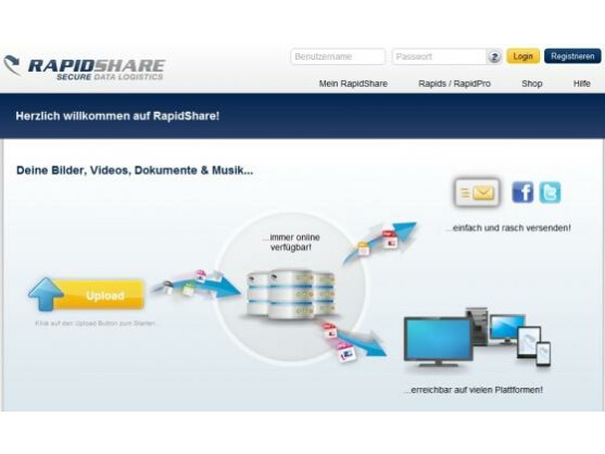 RapidShare muss künftig möglicherweise gezielt nach illegalen Links suchen.
