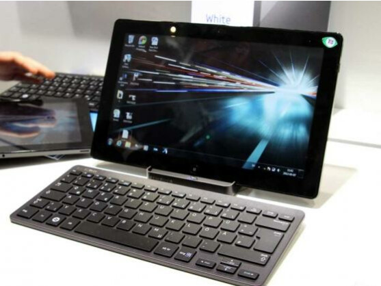 Samsung zeigt seine Slate-PCs auf der CeBIT.