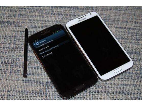 Die SCloud war auf dem Galaxy Note II bereits funktionsfähig.