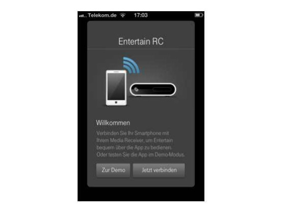 Sendersteuerung per Stimme: die EntertainRemoteControl-App der Telekom.
