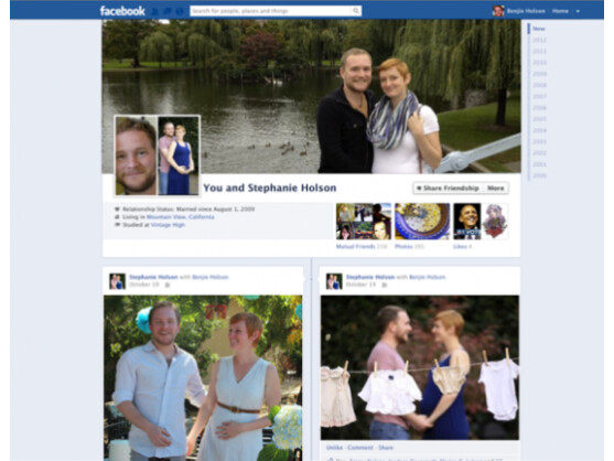 So könnte auch Ihre Beziehung ab sofort auf Facebook aussehen.