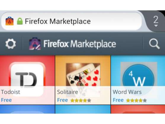 So sieht er aus, der Marketplace von Mozilla Firefox.