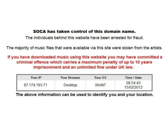 SOCA droht ehemaligen RnBXclusive-Nutzern mit zehn Jahren Haft.