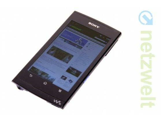 Sony Walkman NWZ-Z1050: Der Internetbrowser des Walkman ist komfortabel und schnell. Doppeltes Antippen zoomt einen Bereich passgenau heran.