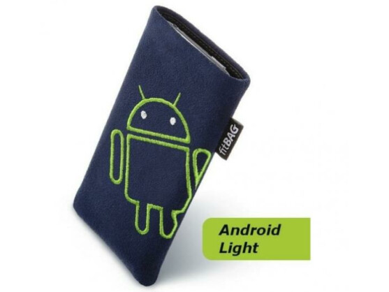 Die Tasche mit dem Android-Logo wird maßgeschneidert angefertigt.