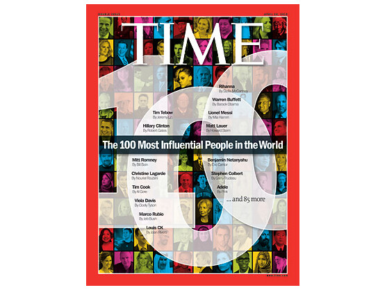 Das Time Magazine hat die 100 einflussreichsten Personen 2012 gewählt.