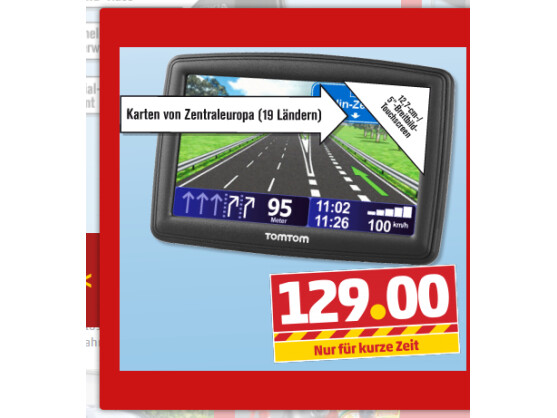 Das TomTom-Navigationsgerät ist ab Donnerstag bei Penny im Angebot.