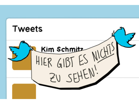 Tweets mit Inhalten, die gegen das Urheberrecht verstoßen, werden ab jetzt mit einem Platzhaltertext versehen.
