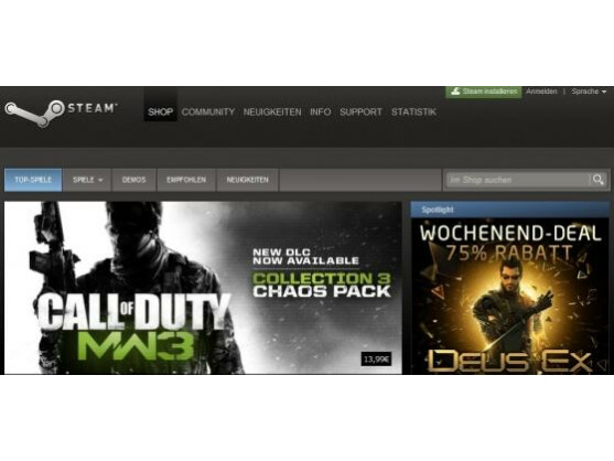 Valve wurde von der Verbrauchzentrale aufgrund einer AGB-Änderung der Online-Plattform Steam abgemahnt.