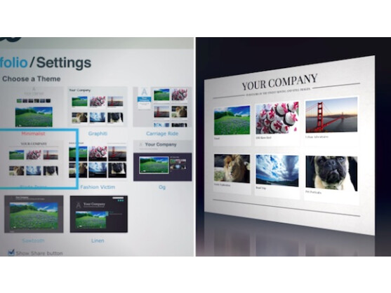 Vimeo Pro ermöglicht es, das Design eines Portfolios bis in Detail anzupassen.