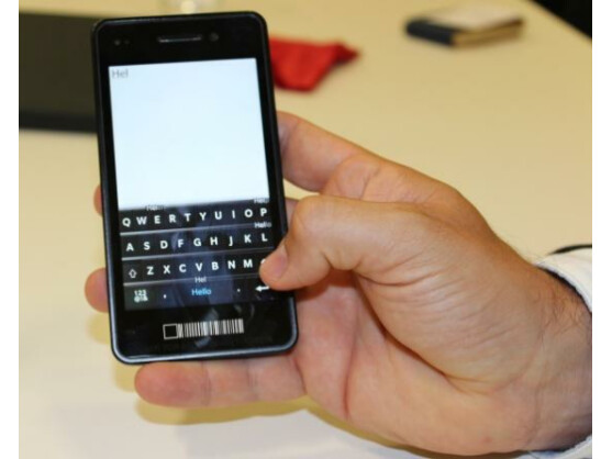 Mit der virtuellen Tastatur von BlackBerry 10 sollen Nutzer so schnell wie auf einer physikalischen Tastatur tippen können.