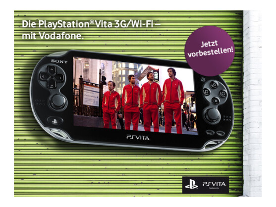 Vodafone akzeptiert ab sofort Vorbestellungen für die PlayStation Vita.