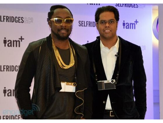 Will.i.am (links) und Chandra Rathakrishnan präsentierten in London das i.am+ foto.sosho-Kameraset für Apples iPhone.