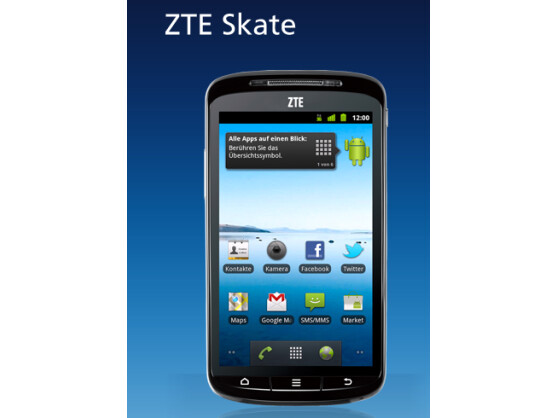 Das ZTE Skate ist ab sofort bei O2 erhältlich.