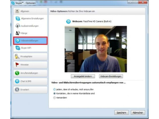 ... als auch die Videoeinstellungen checken