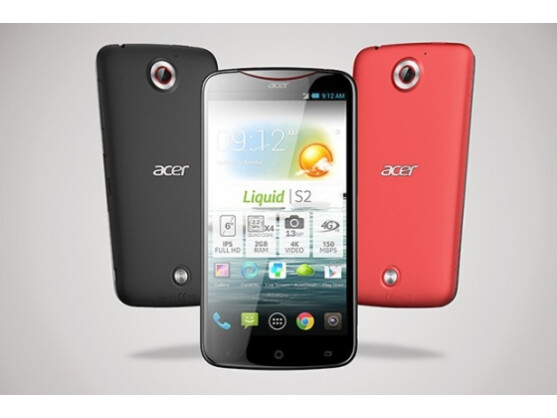 Acer bringt mit dem Liquid S2 ein Smartphone mit 6-Zoll-Display.