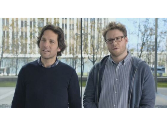 Auch bekannte Schauspieler traten in den Spots auf.