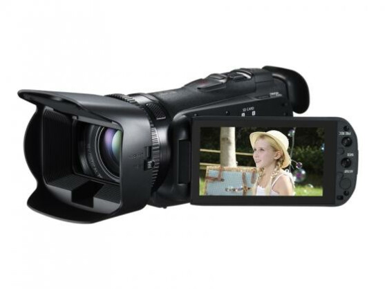 Auch die Belichtung kann mit dem Camcorder eingestellt werden.
