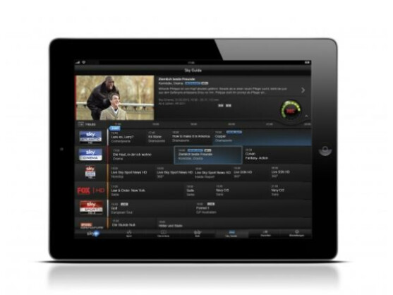 Bequem lassen sich mit dem iPad Aufnahmen programmieren.