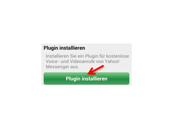 Plug-in für VoIP und Videoanrufe installieren.