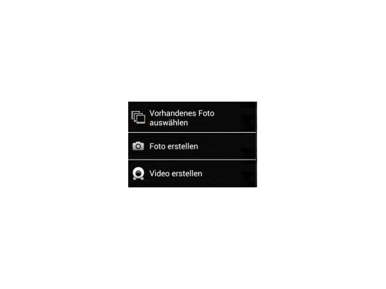 Fotos und Videos versenden.