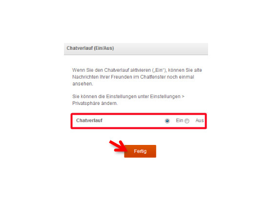 Ältere Chat-Verläufe synchronisieren.