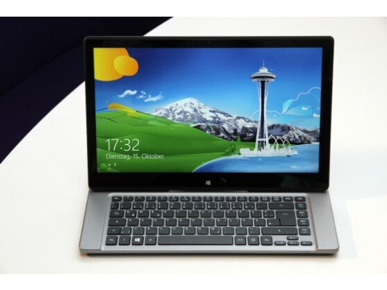In dieser Bildschirmposition ist das Trackpad verdeckt.