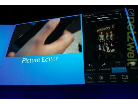 BlackBerry 10 erlaubt Bildbearbeitung direkt auf dem Smartphone.